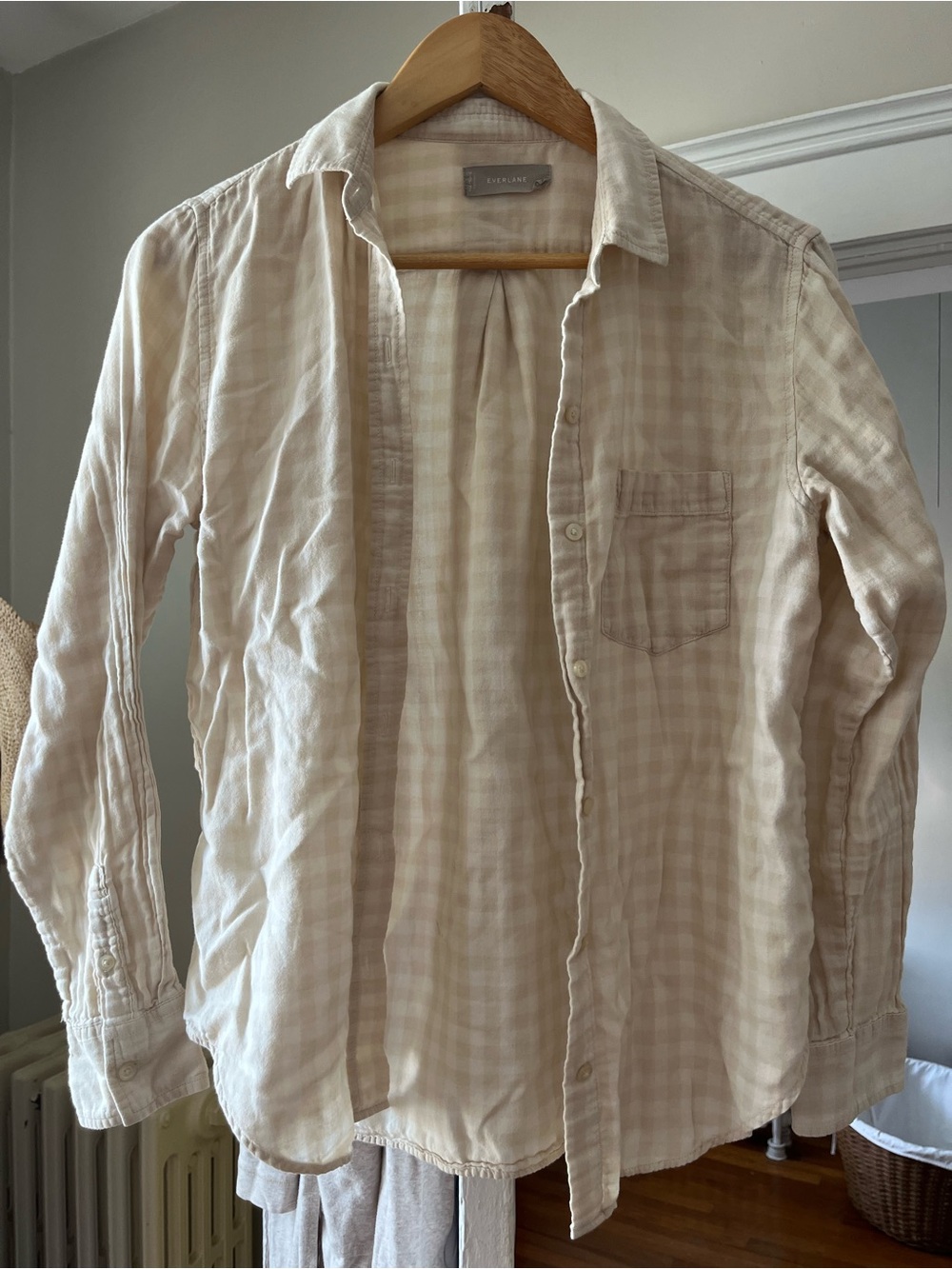 Everlane gingham button-down shirt